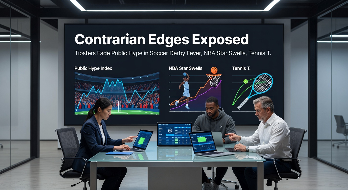 NBA star player under spotlight with betting lines shifting contrarian amid public hype, illustrating tipster fade strategies