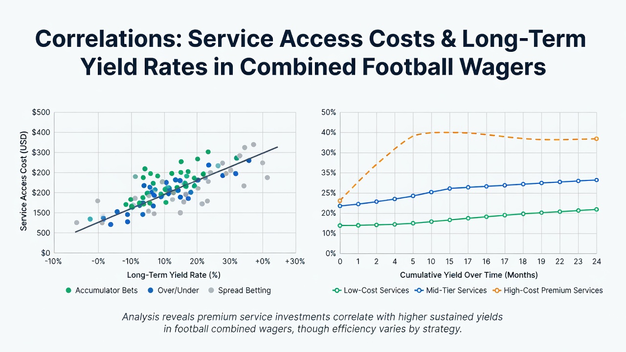 Chart illustrating yield rate distributions for different service access cost levels in multi-sport betting