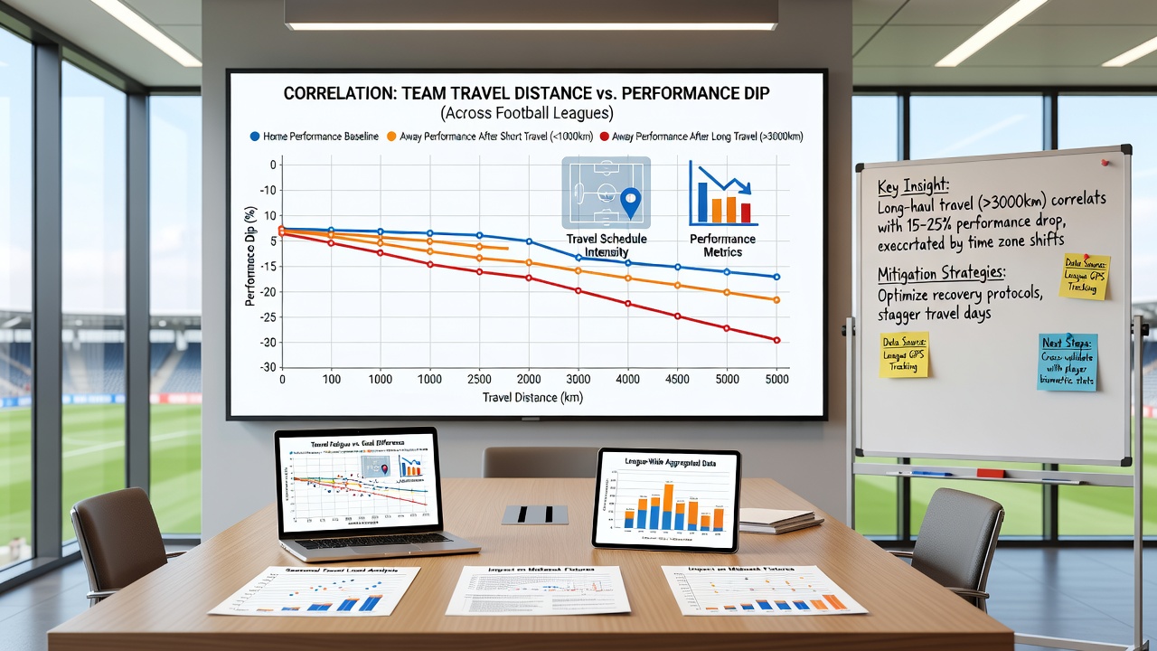 Detailed charts showing travel distance versus performance metrics in sequenced game selections