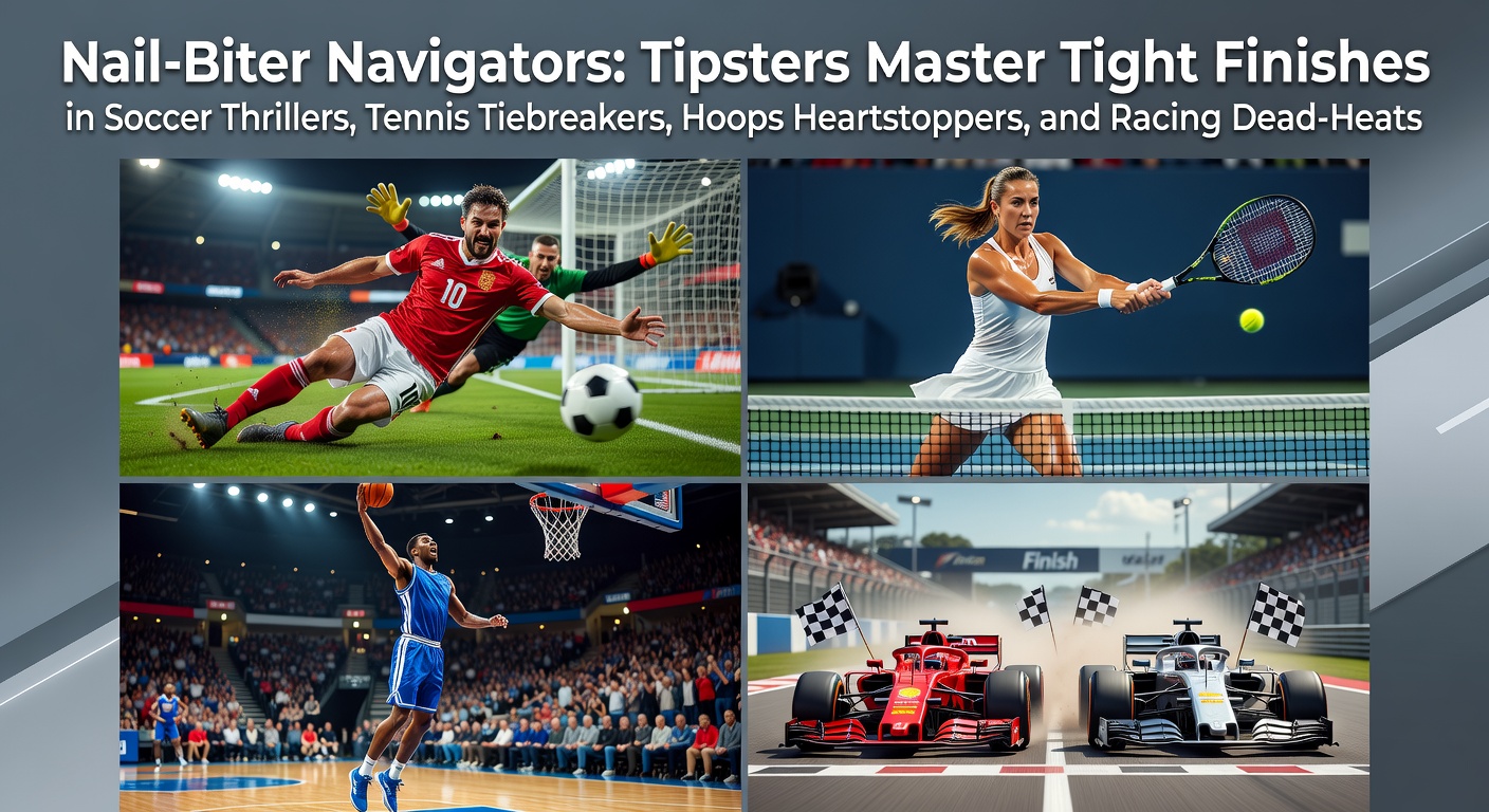 Tipsters poring over data screens during a tense soccer match final moments, highlighting strategies for predicting close finishes