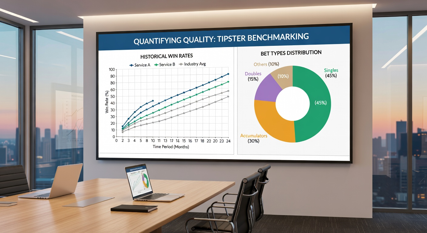 Detailed chart comparing win rates and ROI for tipster services specializing in singles versus doubles and Asian handicap bets, with data points from 2025-2026