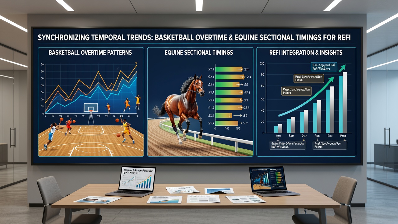 Layered prediction model interface displaying synchronized basketball and racing data inputs